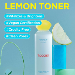 tocobo aha bha lemon toner 150ml