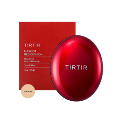 tirtir mask fit red cushion base semimatte 21n ivory 45g