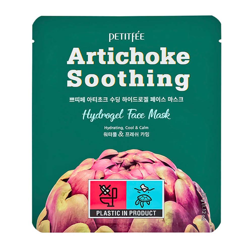 petitfee artichoke soothing hydrogel face mask 32g petitfee artichoke soothing hydrogel face mask 32g