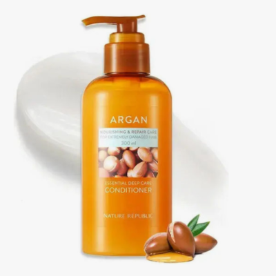 nature republic argan essential moisture repairing conditioner 300ml